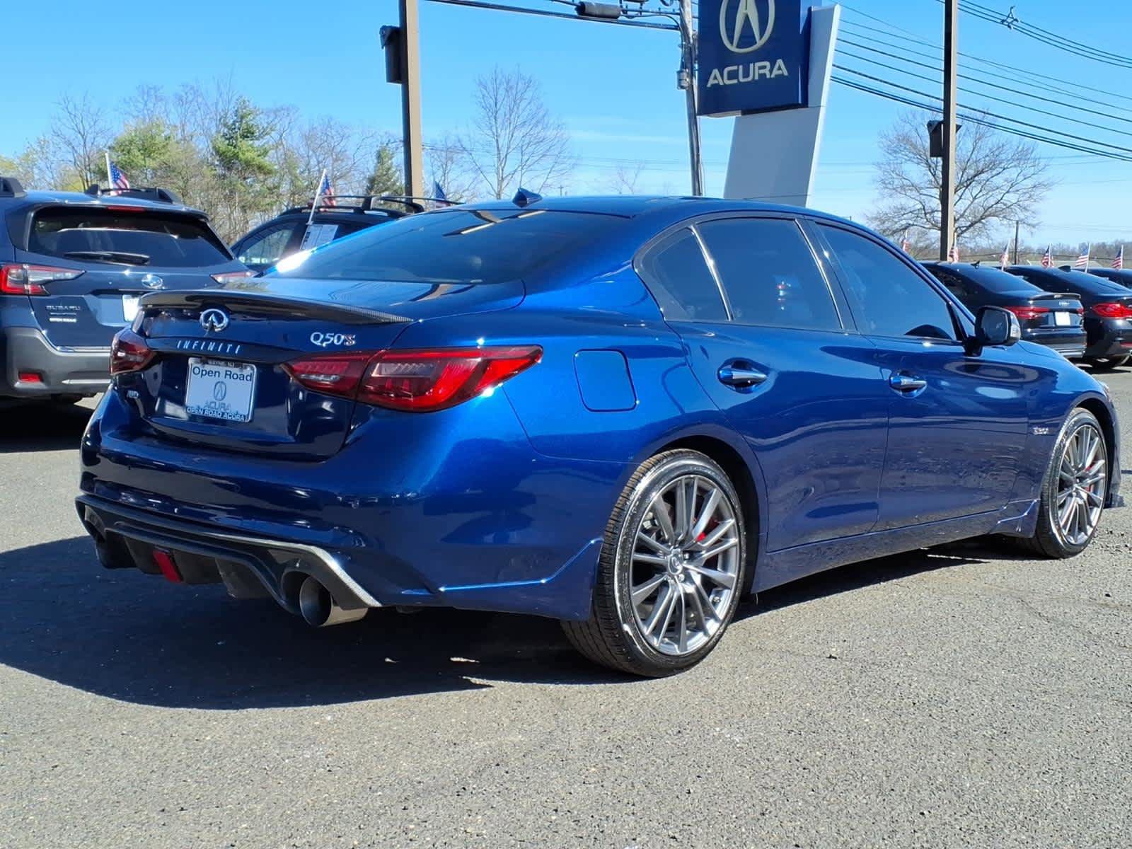 Used 2019 INFINITI Q50 Red Sport 400 w/ Sensory Package AWD/4WD image 6