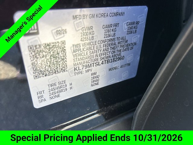 New 2026 Chevrolet TrailBlazer RS w/ Convenience Package FWD image 35