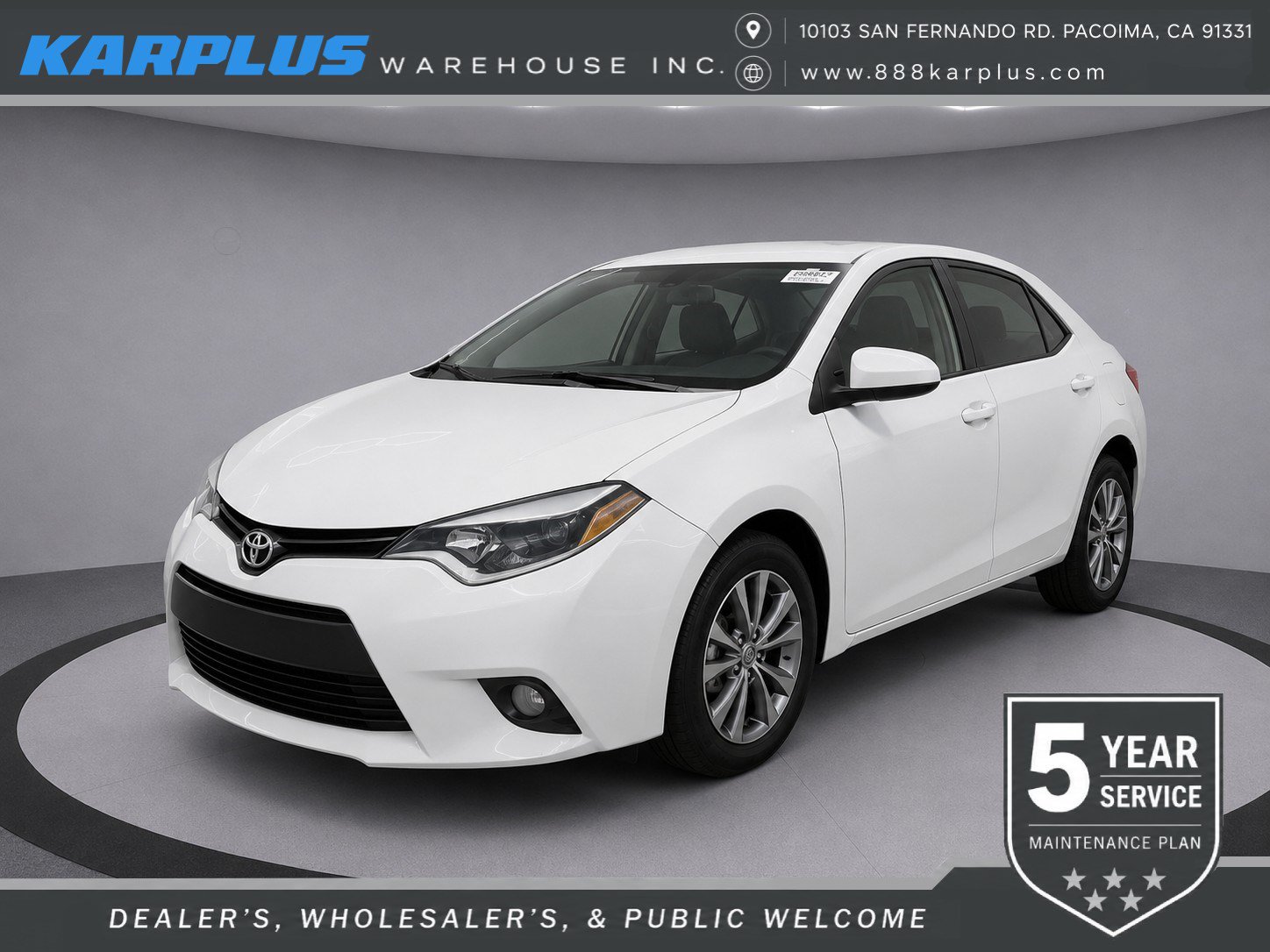 Used 2015 Toyota Corolla LE FWD image 1
