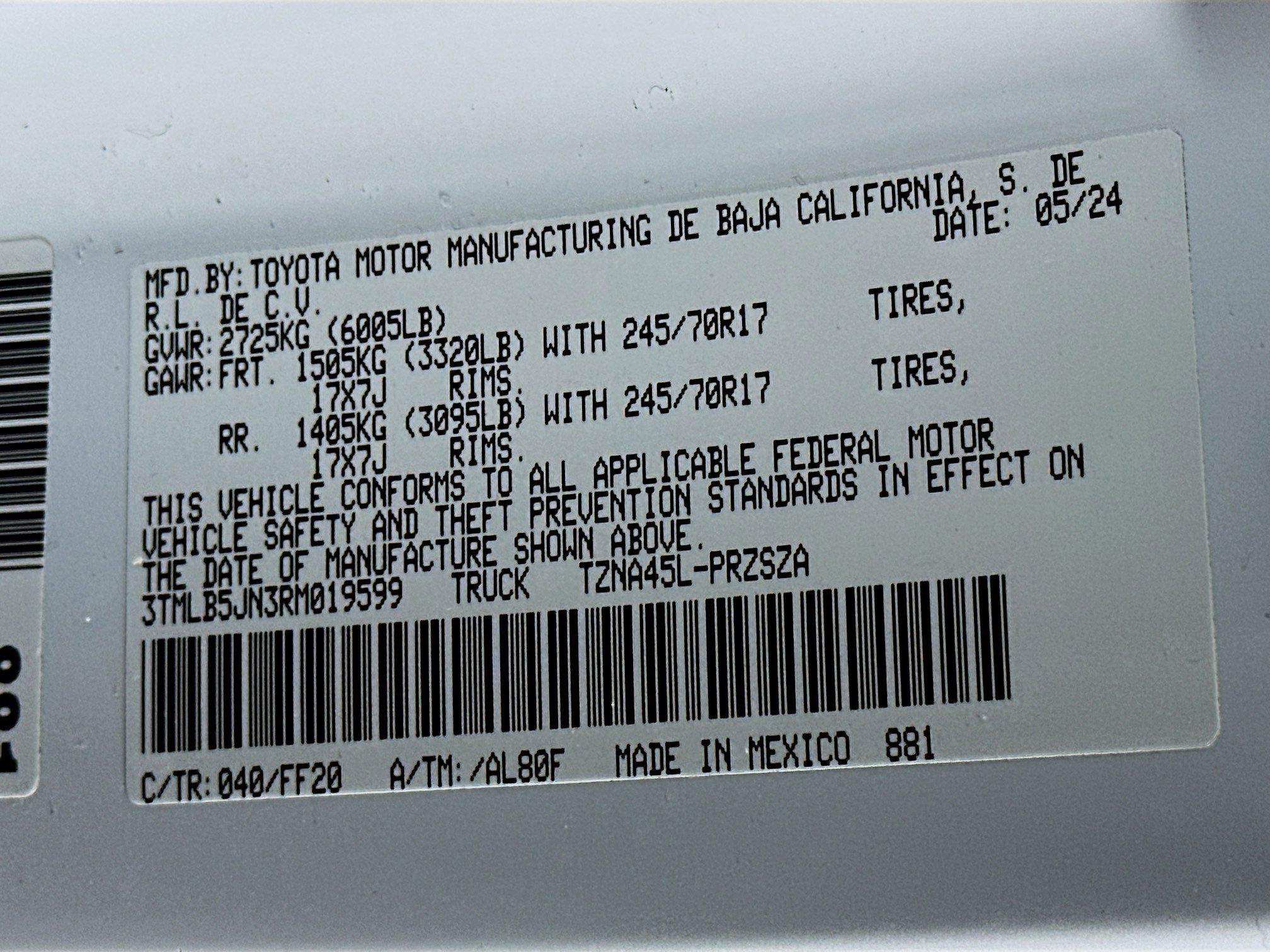 Used 2024 Toyota Tacoma SR5 image 12