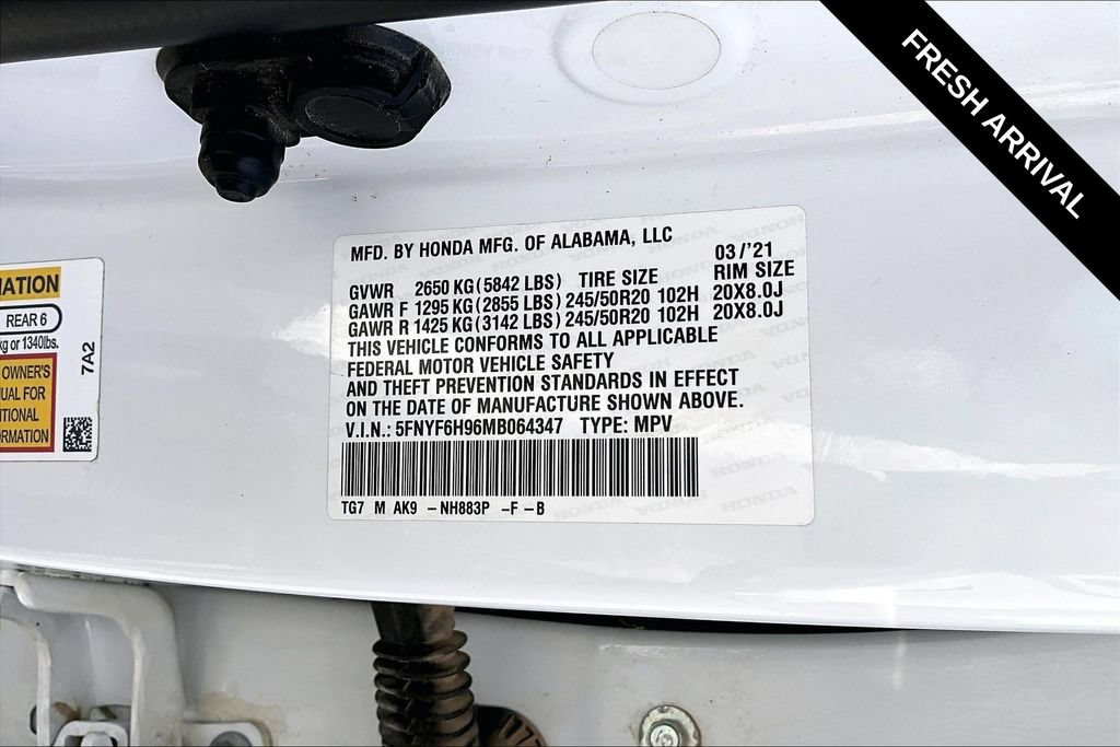 Used 2021 Honda Pilot Touring image 17