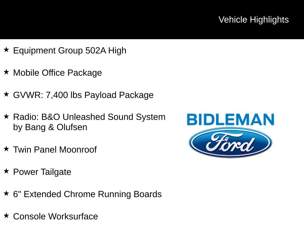 Used 2024 Ford F150 Lariat w/ Equipment Group 502A High image 3