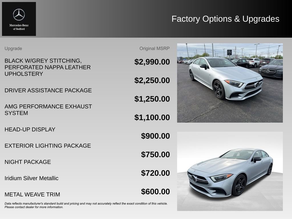 Used 2020 Mercedes-Benz CLS 53 AMG 4MATIC w/ Driver Assistance Package image 4