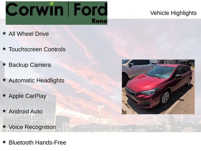 Used 2019 Subaru Impreza 2.0i AWD/4WD image 7