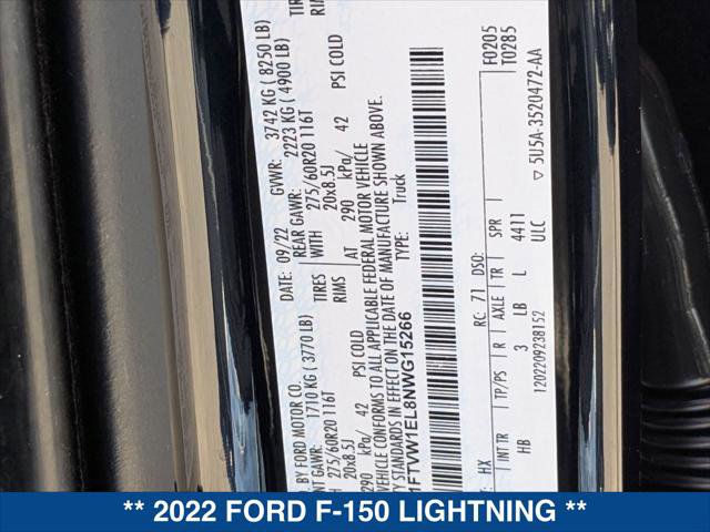 Used 2022 Ford F150 Lightning Lariat image 24