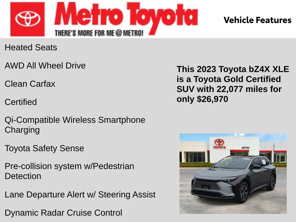 Certified 2023 Toyota bZ4X AWD w/ Weather Package image 6