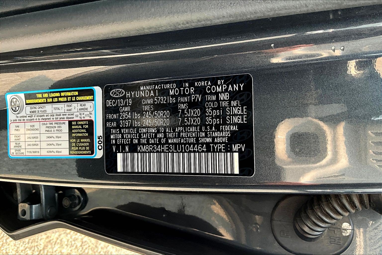 Used 2020 Hyundai Palisade SEL w/ Convenience Package FWD image 36