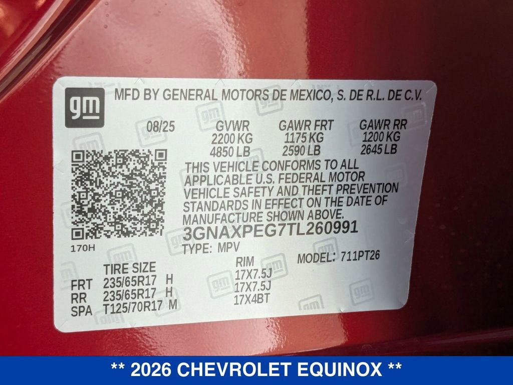 New 2026 Chevrolet Equinox LT w/ Convenience Package II image 36