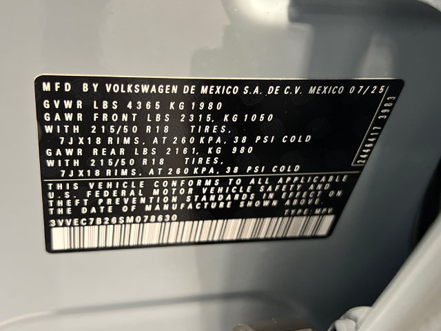 Certified 2025 Volkswagen Taos SE FWD image 29