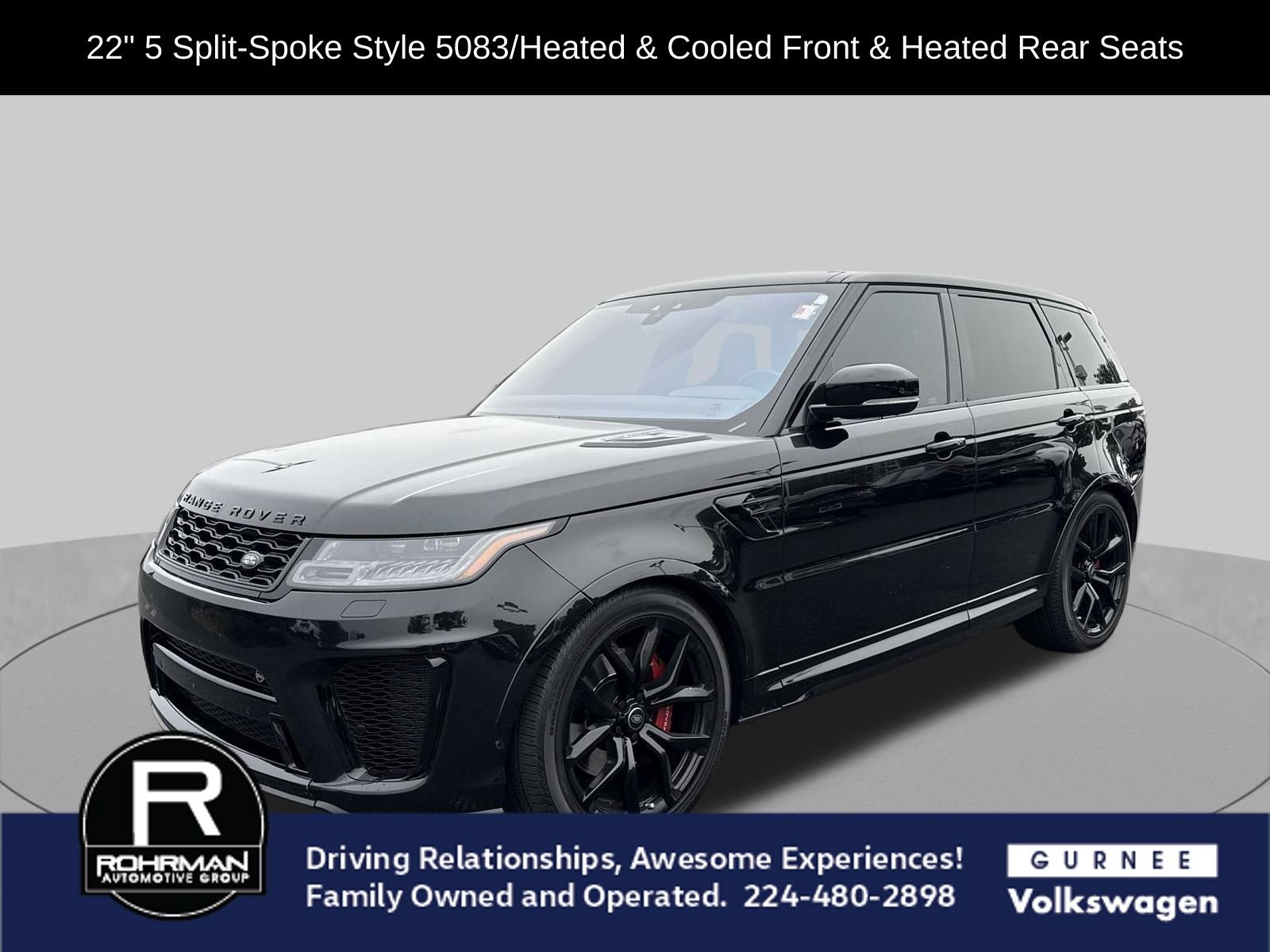 Used 2021 Land Rover Range Rover Sport SVR AWD/4WD image 1