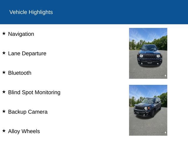 Used 2022 Jeep Renegade Altitude w/ Sun/Sound Group AWD/4WD image 2