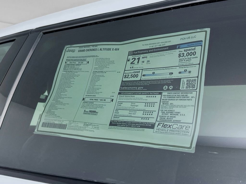 New 2025 Jeep Grand Cherokee L Altitude image 12