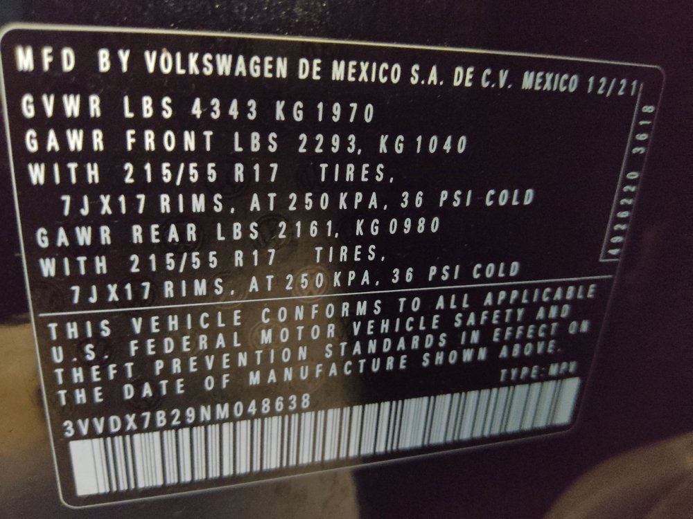 Used 2022 Volkswagen Taos S FWD image 33