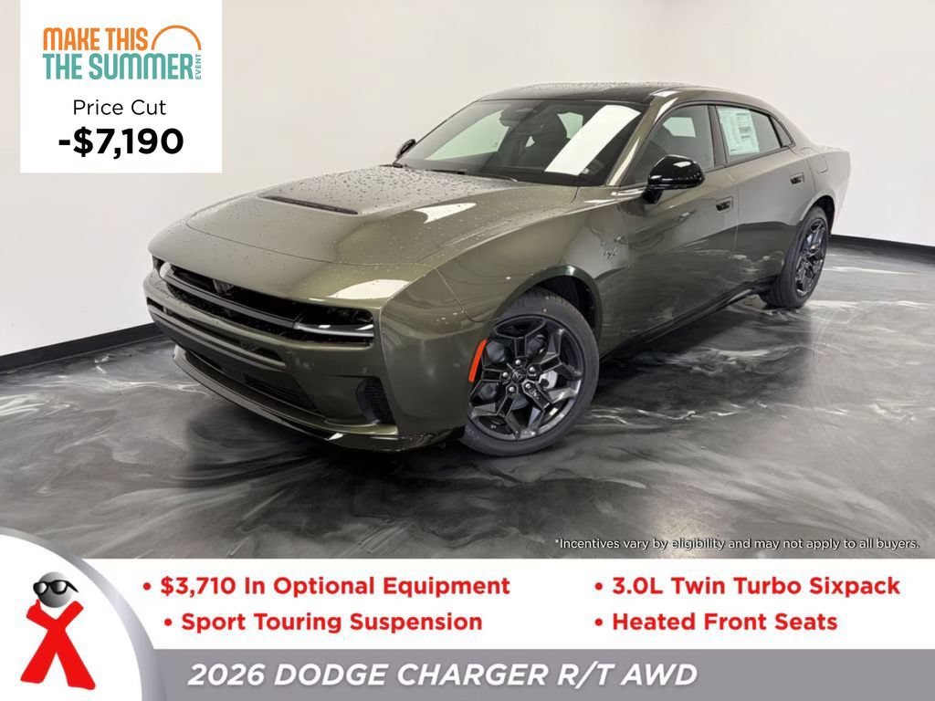 New 2026 Dodge Charger R/T w/ Driver Convenience Group