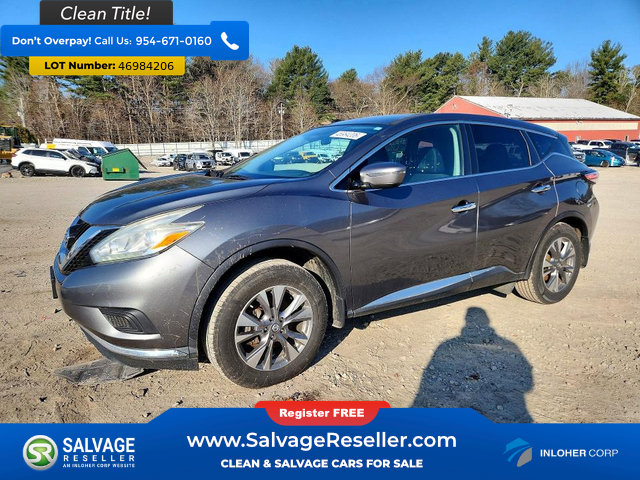 Used 2016 Nissan Murano S w/ Navigation Package image 1