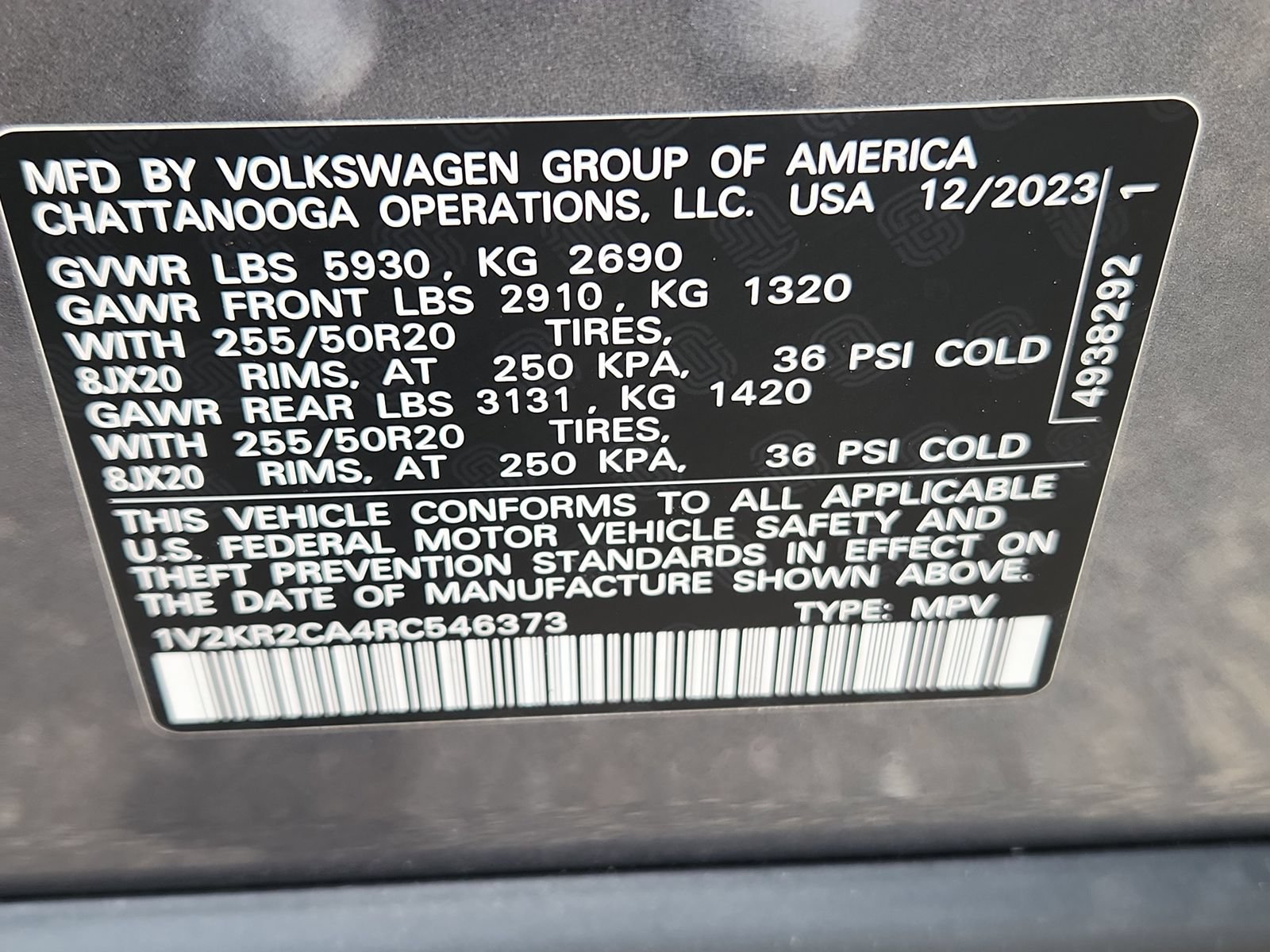 Used 2024 Volkswagen Atlas SE AWD/4WD image 20