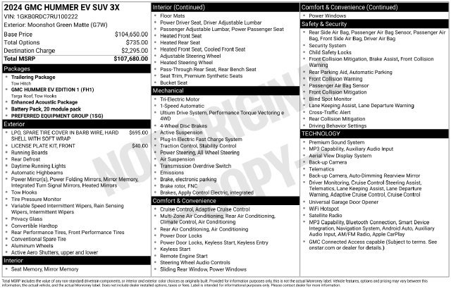 Used 2024 GMC Hummer EV 3X AWD/4WD image 5