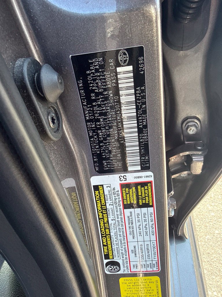 Used 2021 Toyota Camry XSE FWD image 25