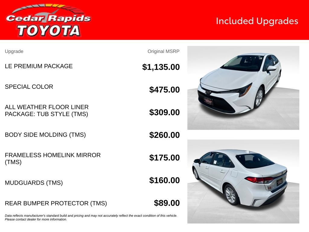 New 2026 Toyota Corolla LE w/ LE Premium Package FWD image 6