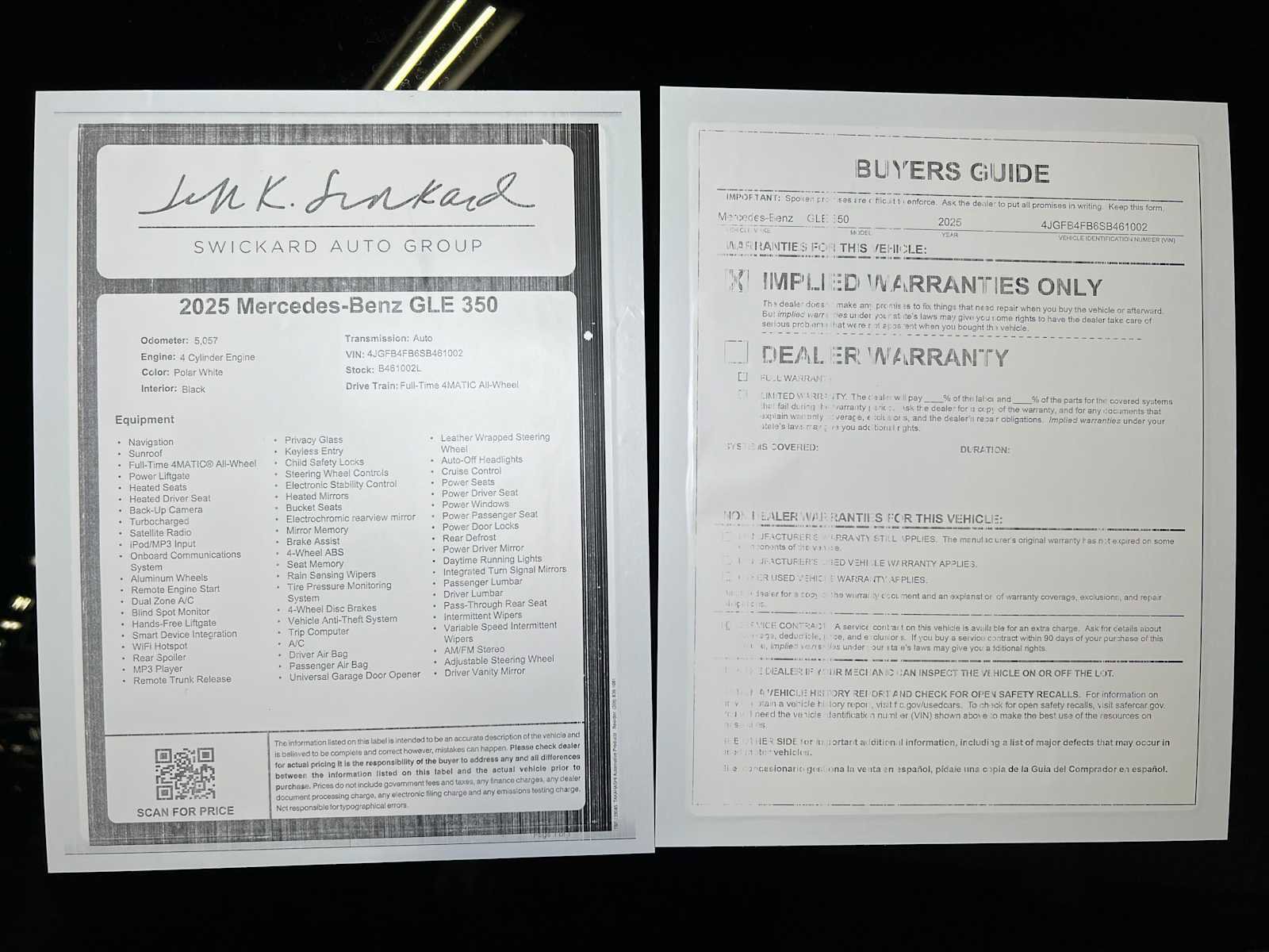 Used 2025 Mercedes-Benz GLE 350 4MATIC image 41