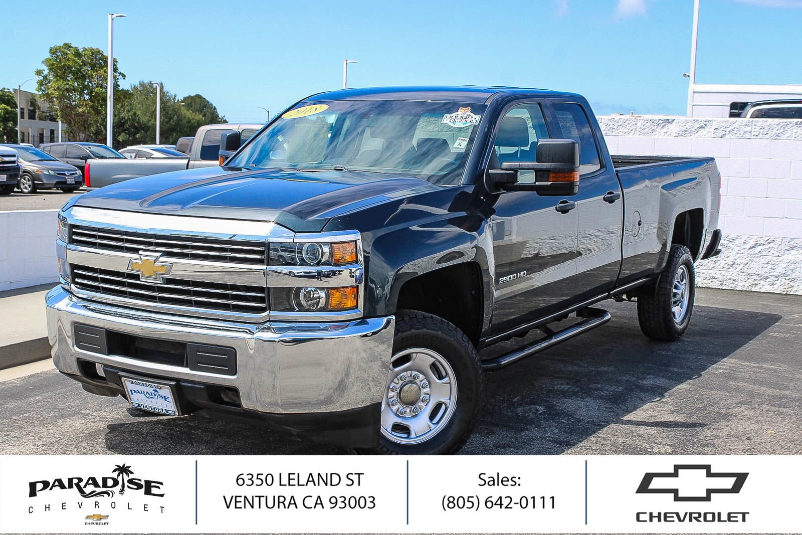 Used 2018 Chevrolet Silverado 2500 W/T w/ WT Fleet Convenience Package