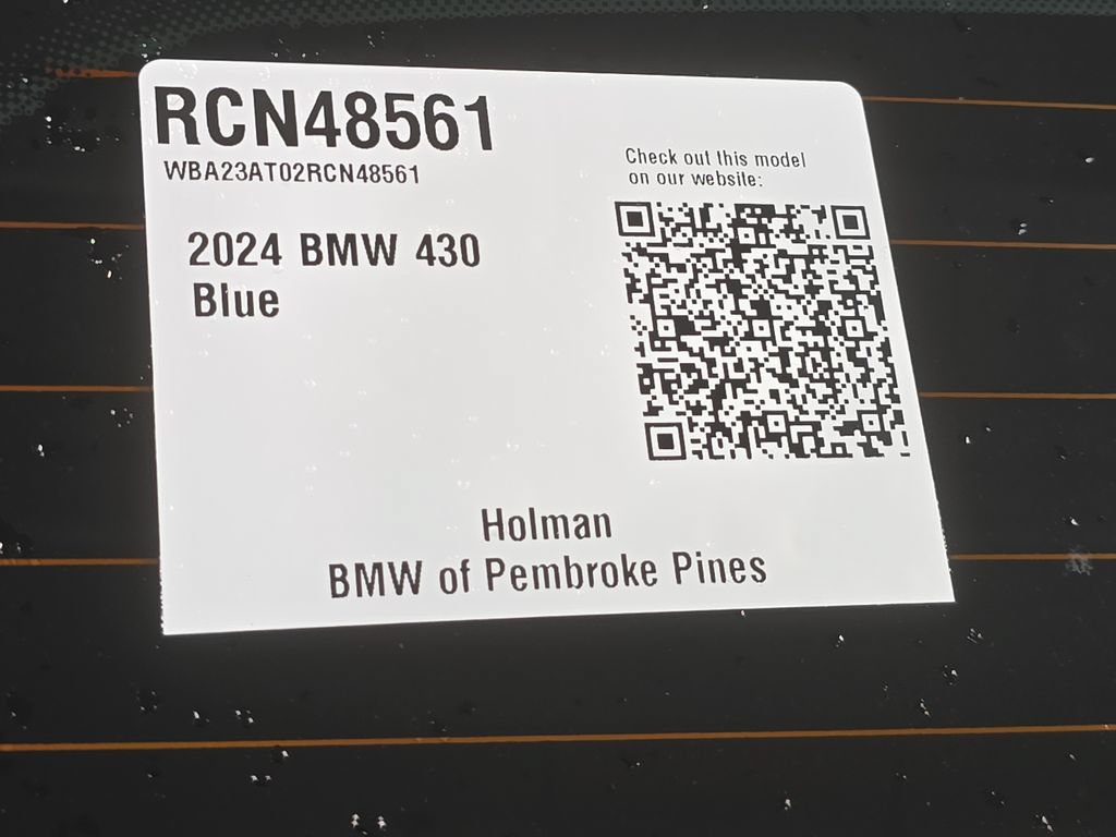 Certified 2024 BMW 430i Convertible w/ M Sport Package RWD image 18