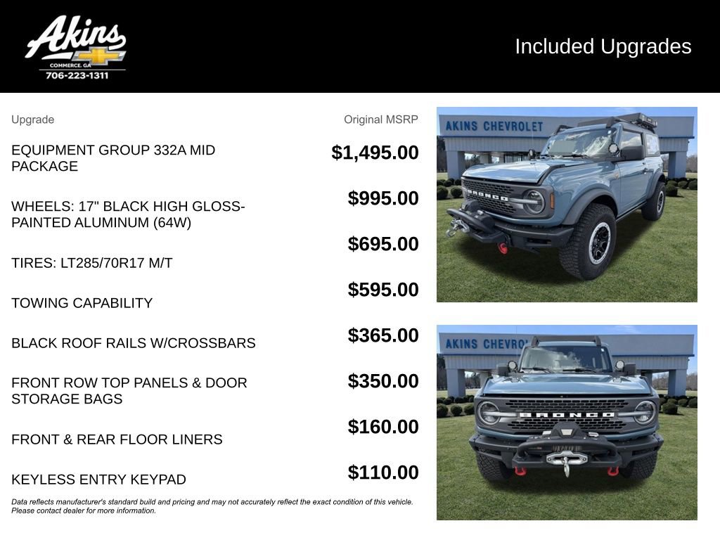 Used 2021 Ford Bronco Badlands image 5