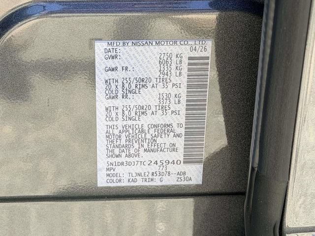 New 2026 Nissan Pathfinder Platinum w/ Cargo Package AWD/4WD image 25