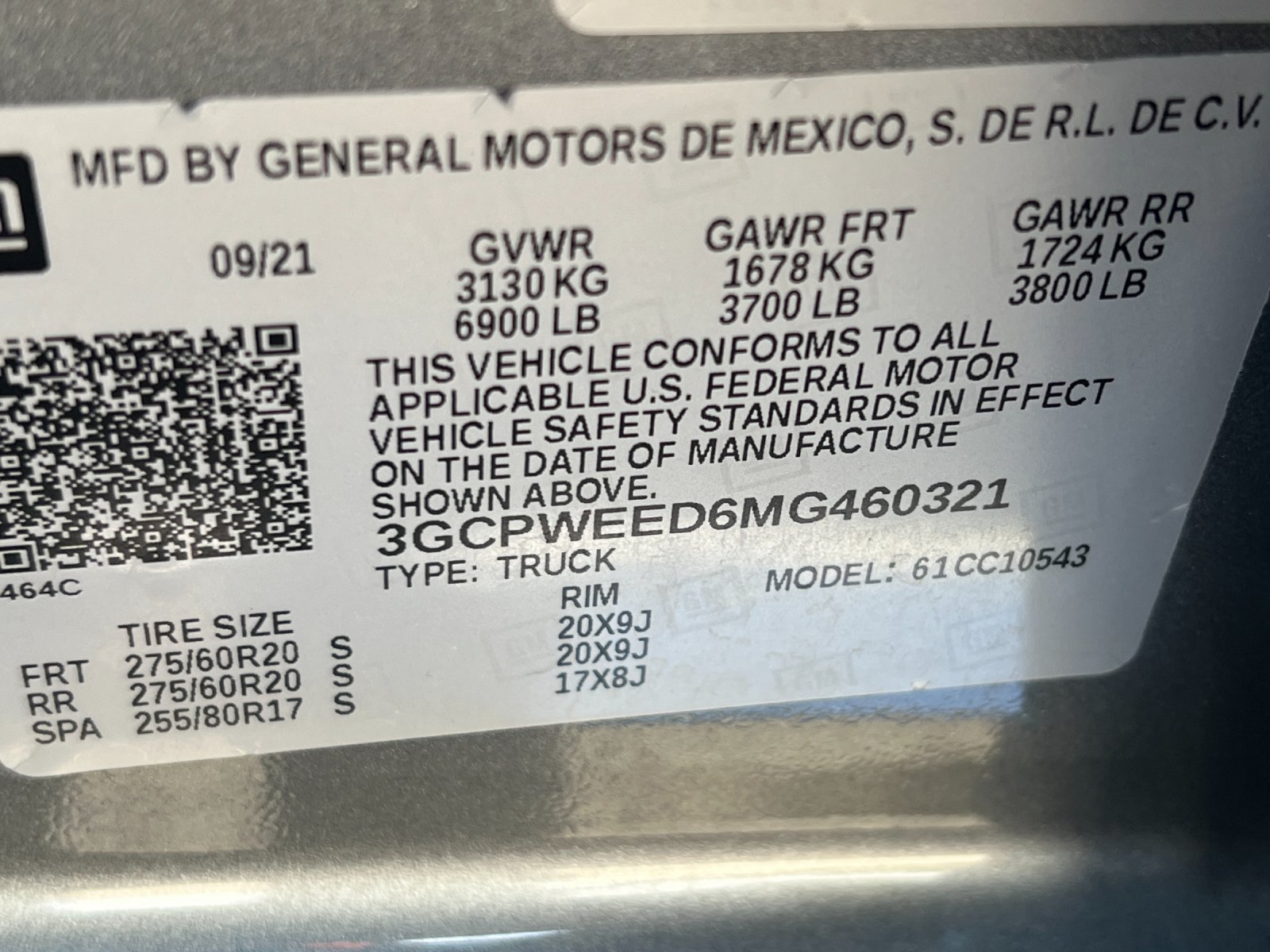 Used 2021 Chevrolet Silverado 1500 LTZ RWD image 28