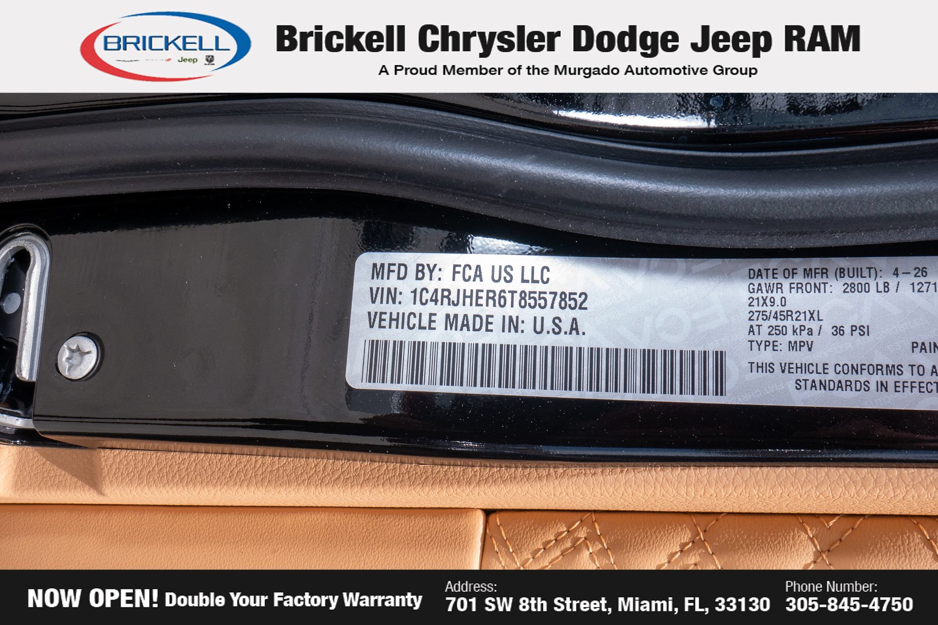 New 2026 Jeep Grand Cherokee Summit AWD/4WD image 33