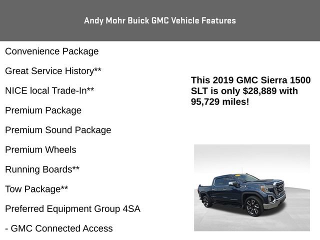 Used 2019 GMC Sierra 1500 SLT w/ SLT Convenience Package AWD/4WD image 8