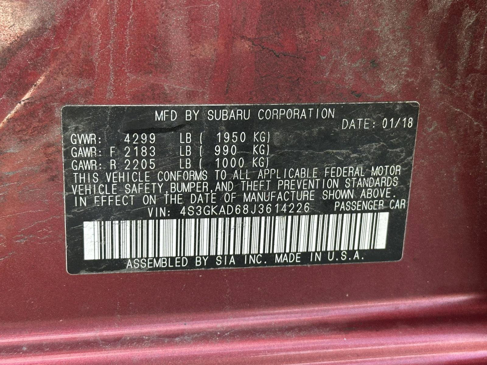 Used 2018 Subaru Impreza 2.0i Premium w/ Eyesight & BSD & Rcta image 14