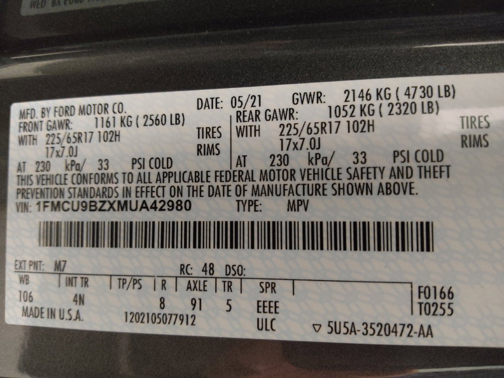 Used 2021 Ford Escape SE AWD/4WD image 33