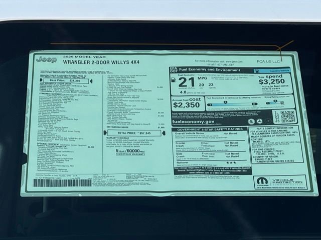 New 2026 Jeep Wrangler Willys image 28