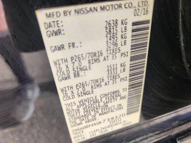 Used 2016 Nissan Frontier SV w/ SV Value Truck Package image 28