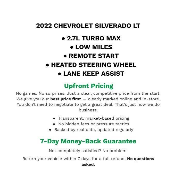 Used 2022 Chevrolet Silverado 1500 LT