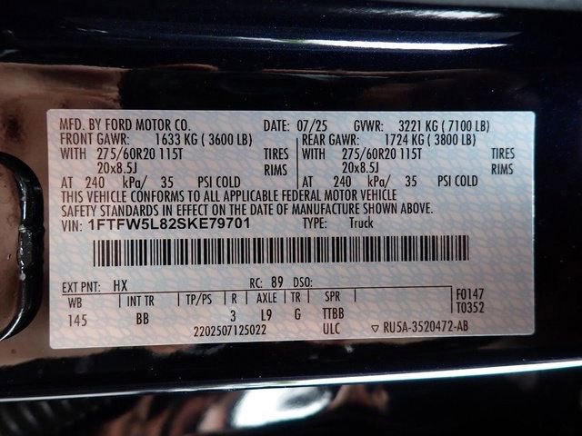 Used 2025 Ford F150 Lariat w/ Equipment Group 501A Mid AWD/4WD image 23