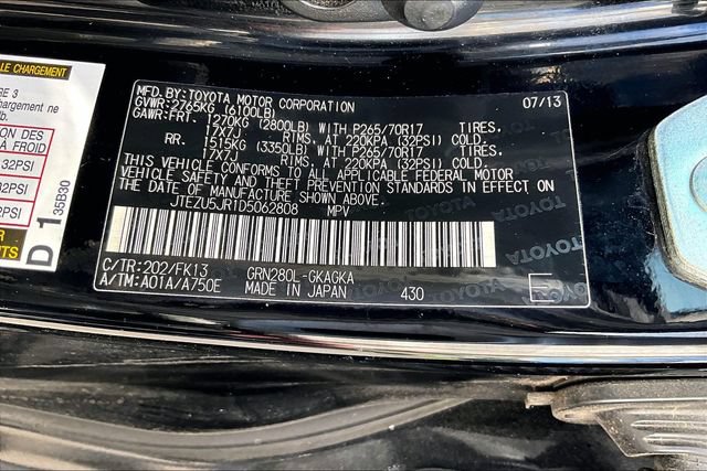 Used 2013 Toyota 4Runner SR5 w/ Convenience Pkg RWD image 15