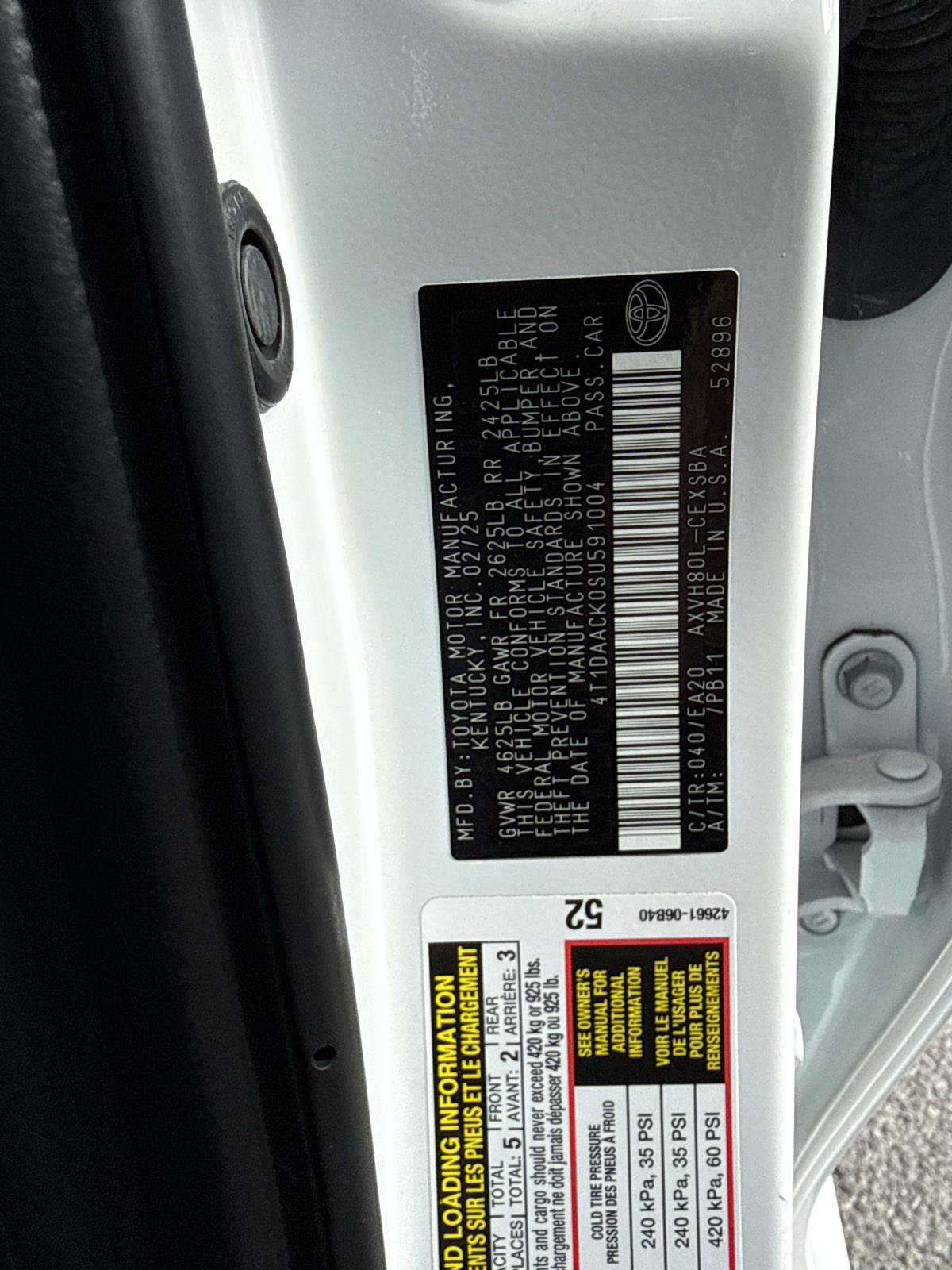 Used 2025 Toyota Camry SE w/ Multimedia Upgrade Package FWD image 27