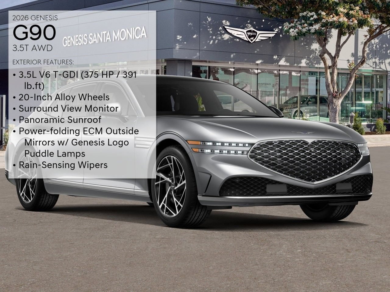 New 2026 Genesis G90 3.5T AWD/4WD image 3