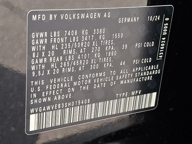 New 2025 Volkswagen ID. Buzz Pro S RWD image 12