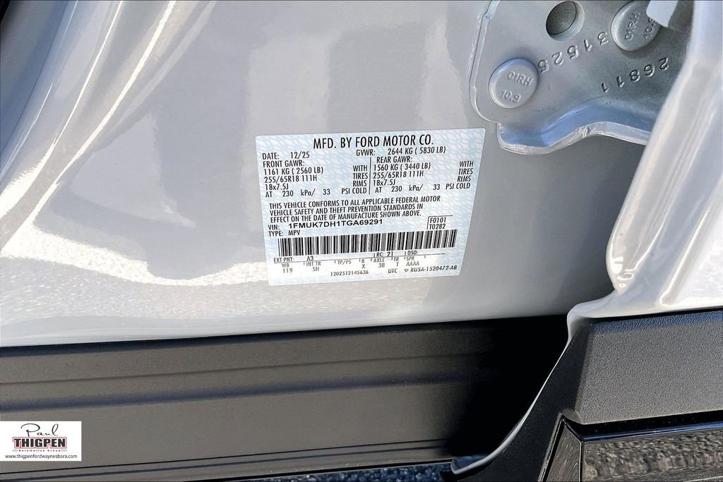 New 2026 Ford Explorer Active w/ Active Comfort Package image 13