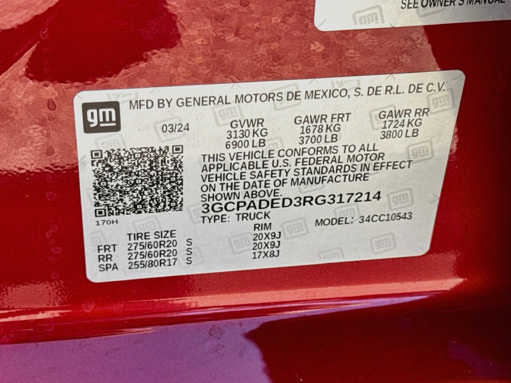 Used 2024 Chevrolet Silverado 1500 RST w/ Protection Package RWD image 40