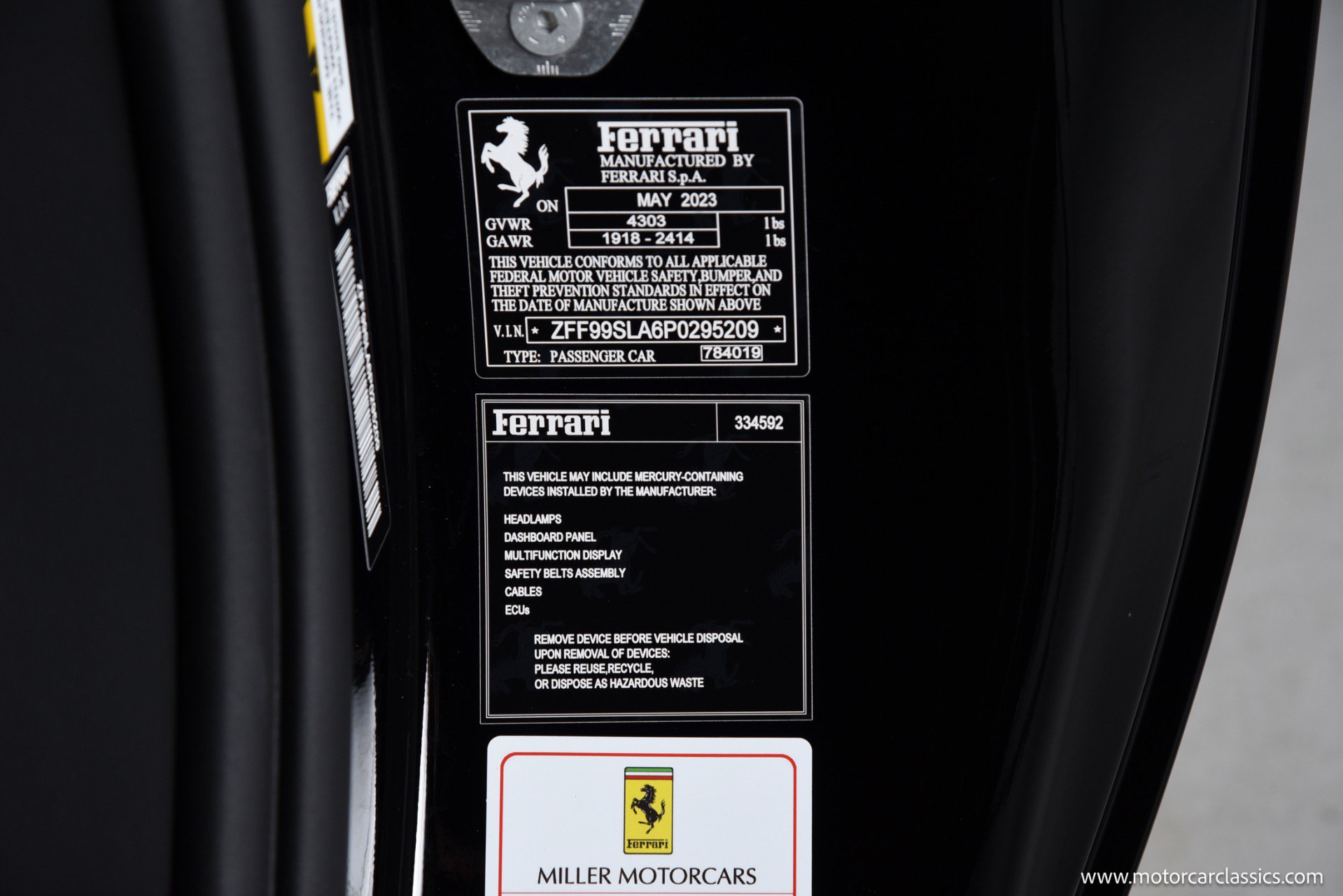 Used 2023 Ferrari 296 GTB RWD image 26