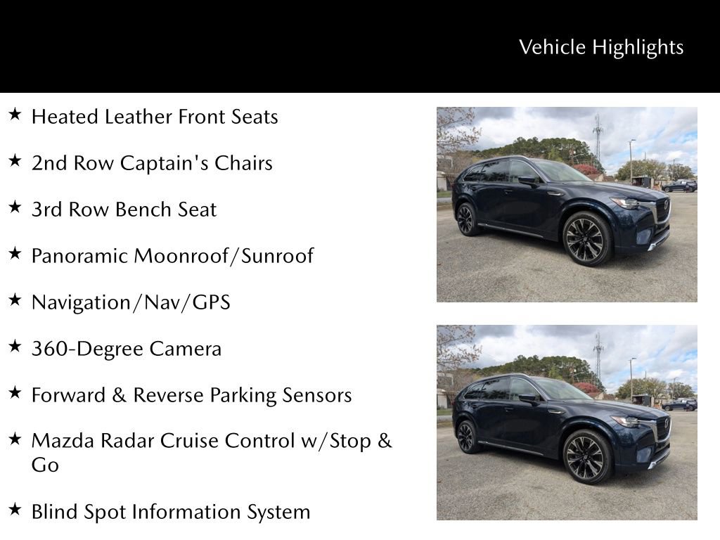 Certified 2024 MAZDA CX-90 3.3 Turbo S w/ Premium Package image 34