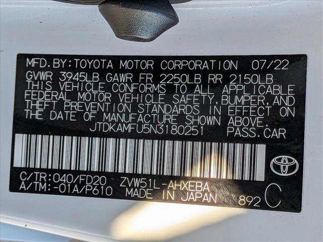 Used 2022 Toyota Prius LE image 21