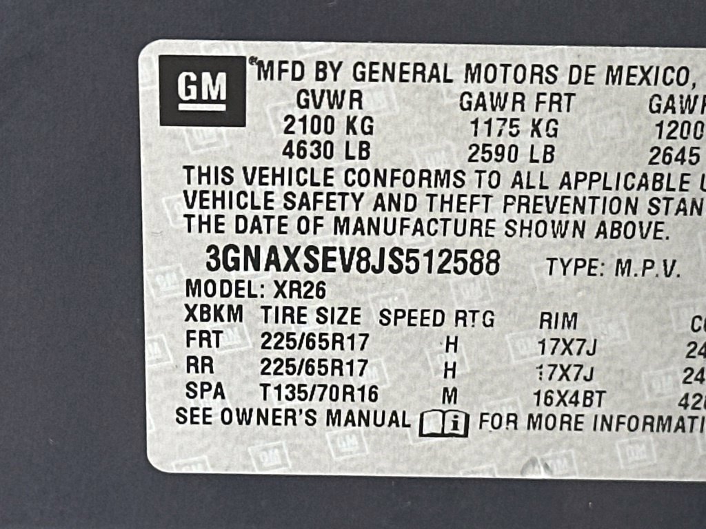 Used 2018 Chevrolet Equinox LT AWD/4WD image 38