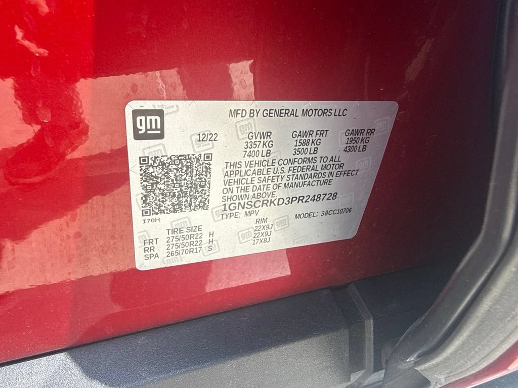 Used 2023 Chevrolet Tahoe RST w/ Luxury Package RWD image 12