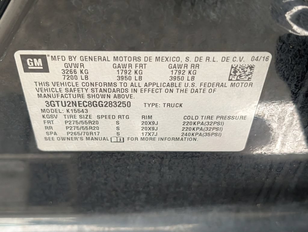 Used 2016 GMC Sierra 1500 SLT AWD/4WD image 30