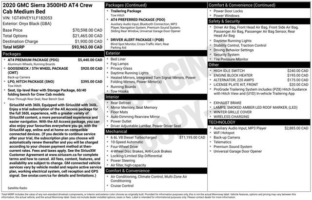 Used 2020 GMC Sierra 3500 AT4 w/ AT4 Premium Package image 7